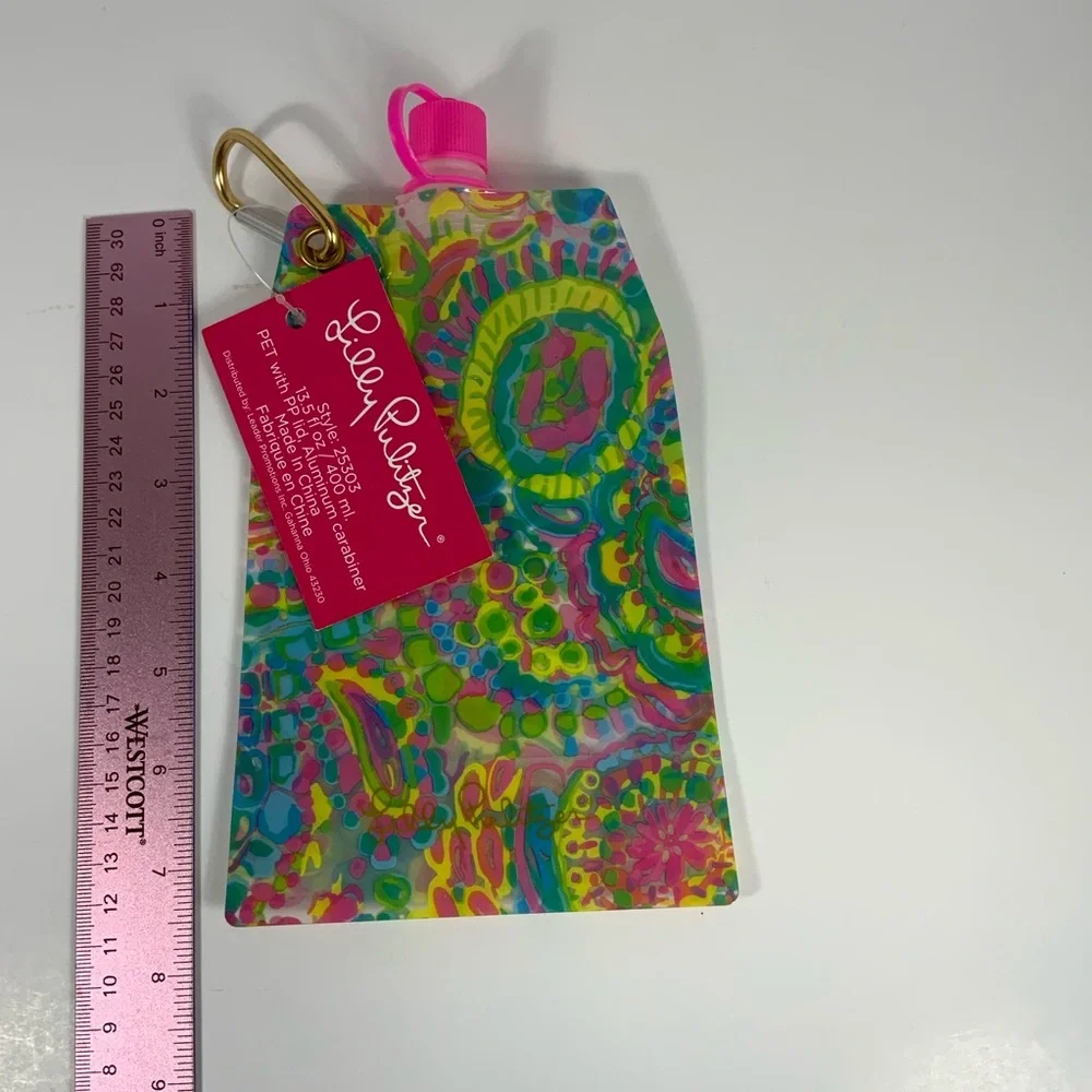 Lilly Pulitzer Colorful Drinkware Pouch 13.5 oz - Picture 1 of 3